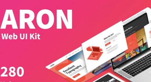 Aron – Figma Premium Web UI kit