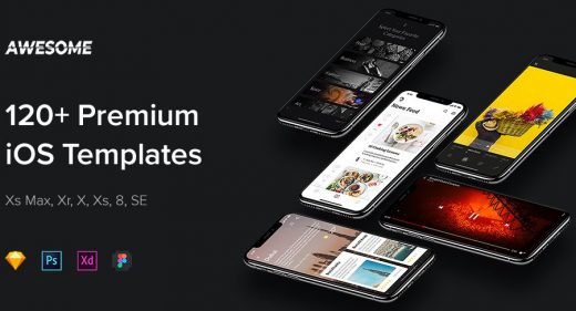 Awesome – iOS mobile UI kit (Premium)