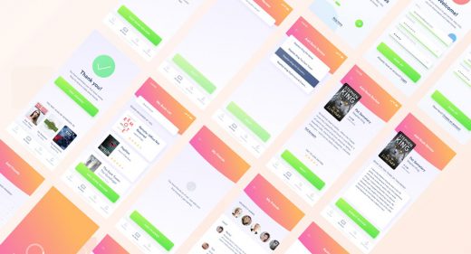 Book App Free Figma UI kit