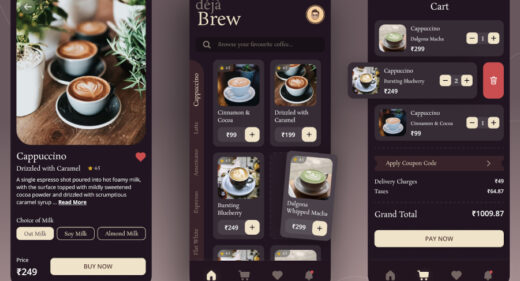 Coffee Figma app template