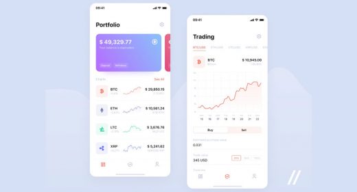 Crypto Figma app template