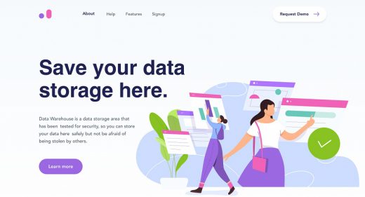 Data warehouse Figma template