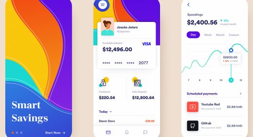 Figma Banking app concept template