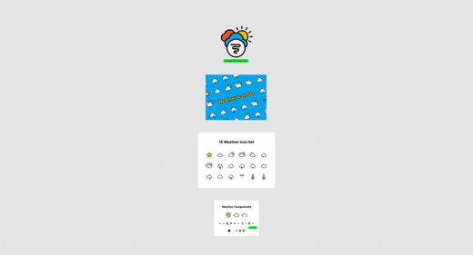 Figma free weather icon set