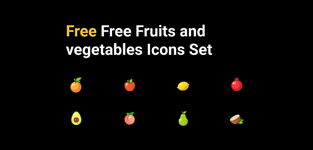 Figma fruit & vegetables icons