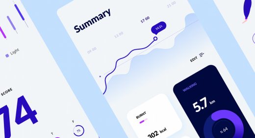 Figma health app free template