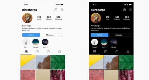 Figma Instagram UI 2021 - iOS