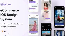 Figma Premium eCommerce iOS design system