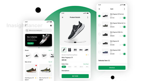 Figma sneakers ecommerce app