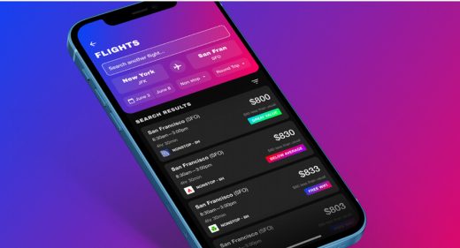 Flight Tracker Figma App Template