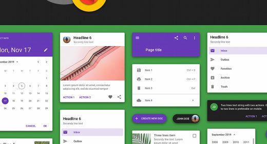 Free Figma Material design UI kit