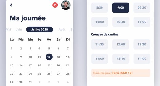 Free Figma mobile calendar template