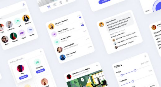 Free Figma Social UI kit