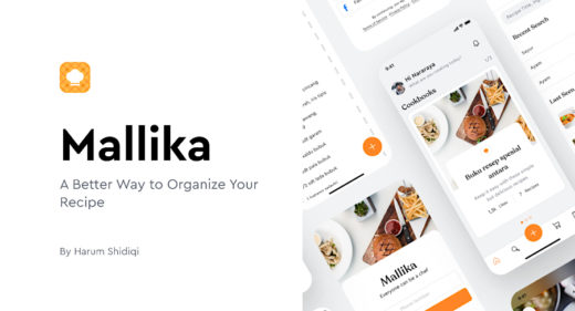 Free mobile Figma food UI kit