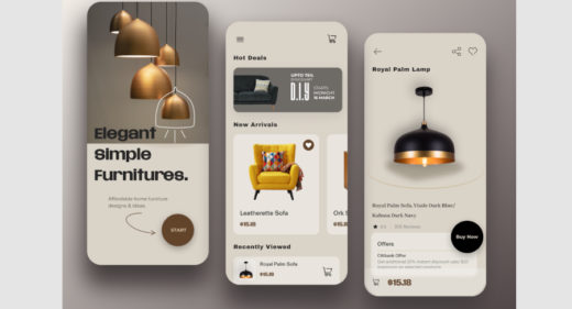 Furniture app concept for Figma