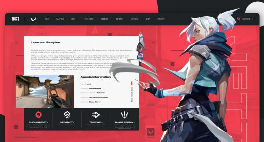 Gaming website concept for Figma