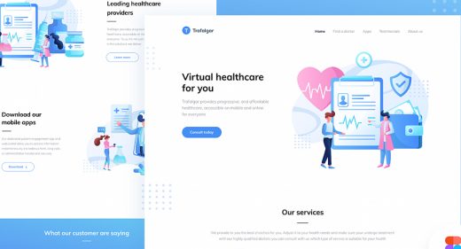 https://dribbble.com/shots/12514026--FIGMA-FREEBIE-Landing-page-for-a-healthcare-startup