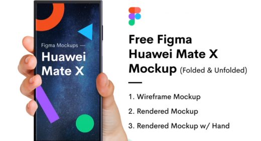 Huawei Mate X Free Figma mockup