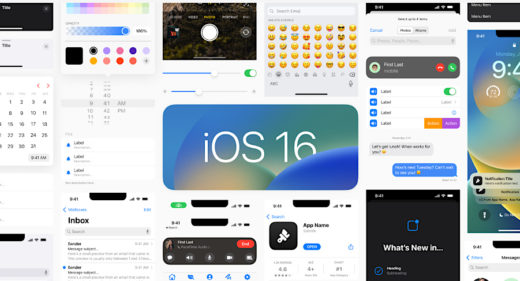 iOS 16 Figma UI kit