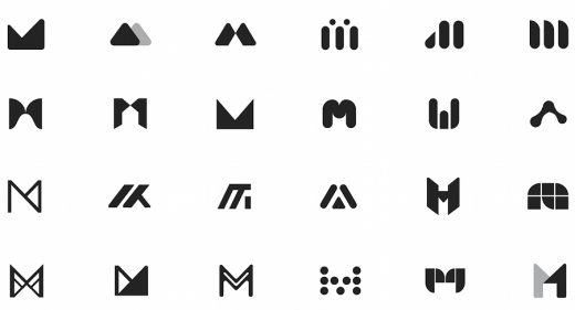 Logo drafts ideas made in Figma