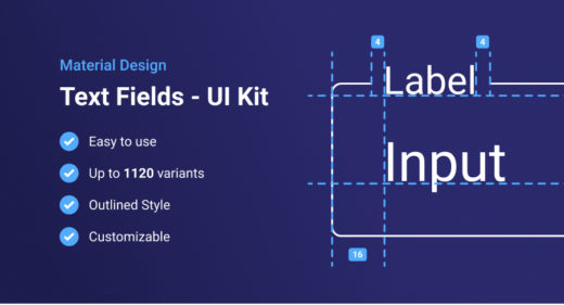 Material text fields for Figma