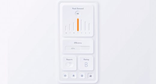 Neumorphic Figma mobile concept