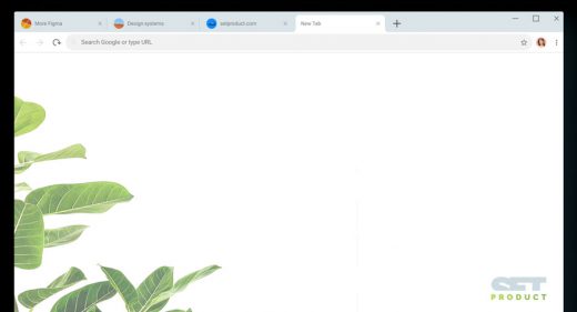 New Google Chrome mockup