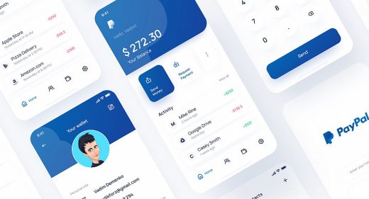 Paypal Figma redesign concept