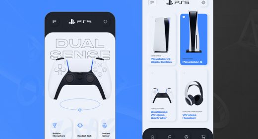 Playstation 5 Store Figma concept