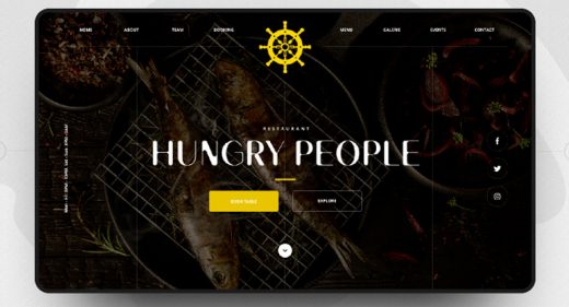 Restaurant Website Figma Template