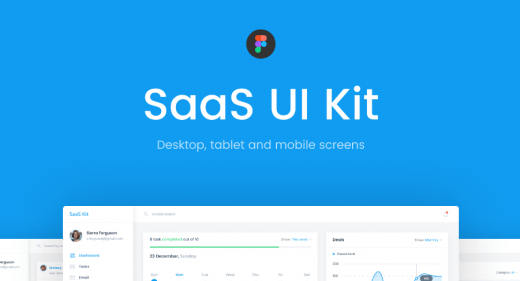 Saas ui kit figma