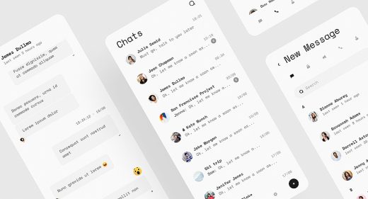 Telegram redesign Figma freebie