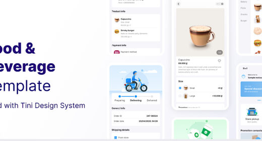 Tini - Figma food app template