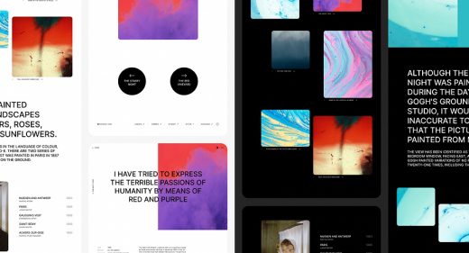 Visual portfolio Figma template