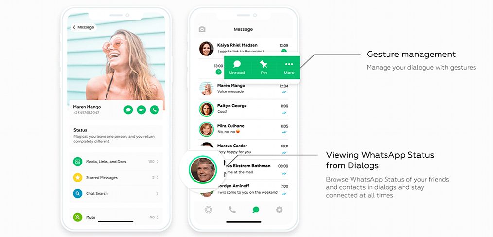 Whatsapp Figma redesign