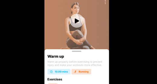 Yoga/Workout Figma app template