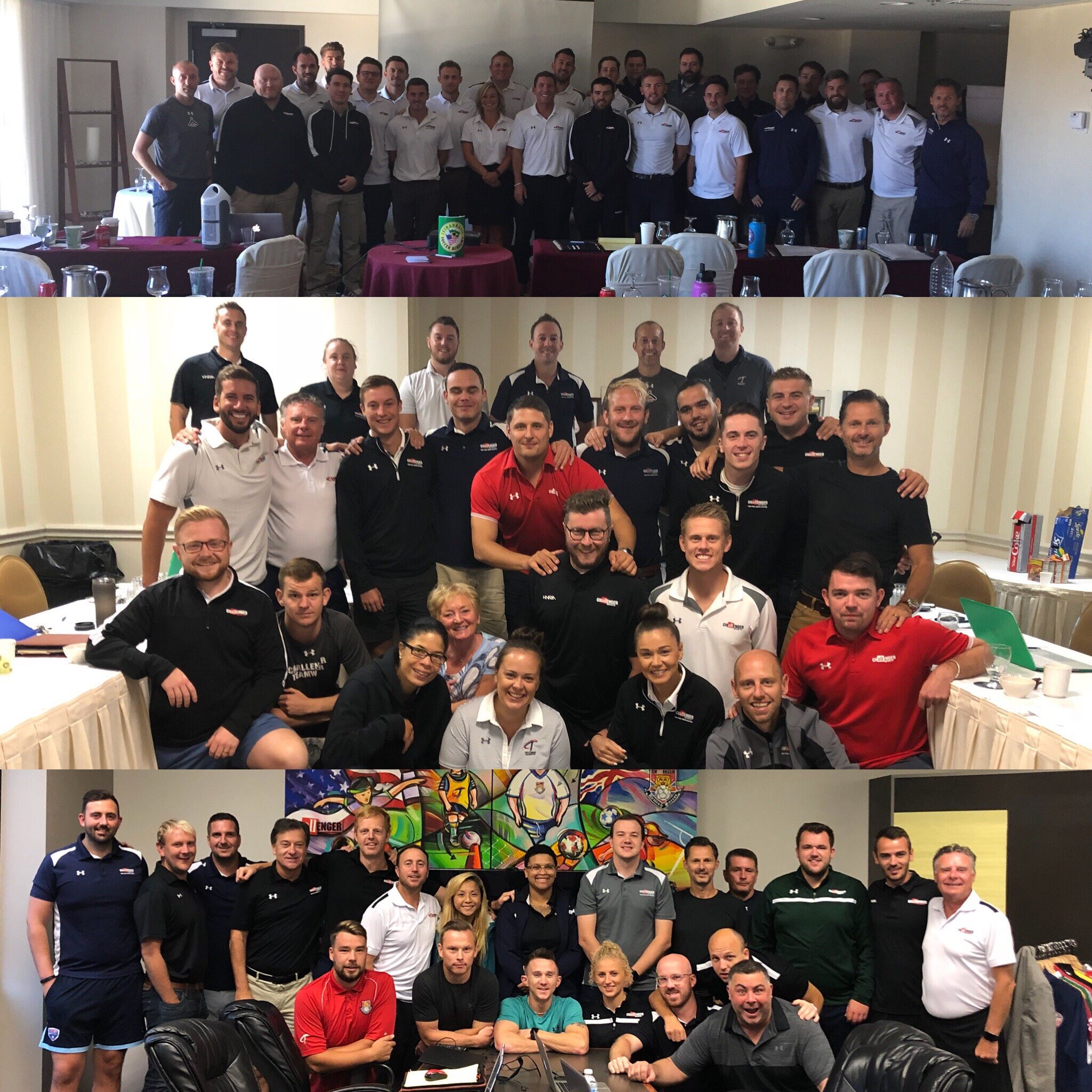 Challenger Staff Training From 3 different events Challenger Staff Training From 3 different events