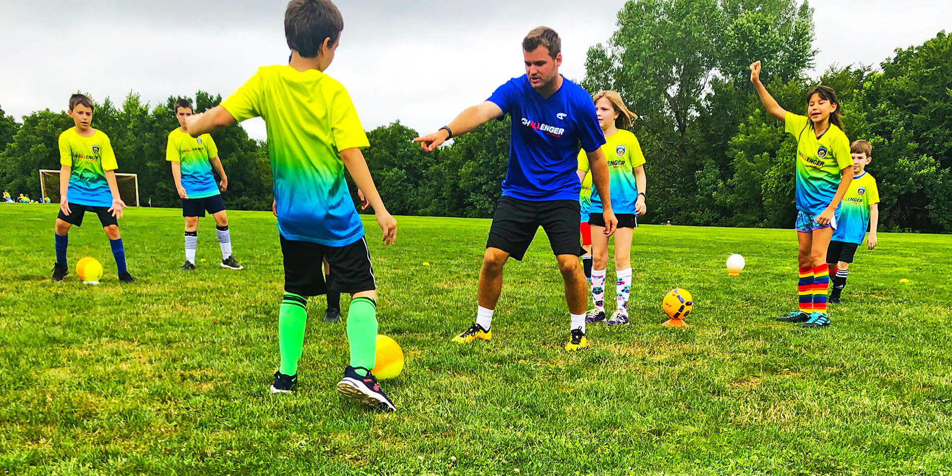 Coach teaching on a Foundational Skills Camp Coach teaching on a Foundational Skills Camp