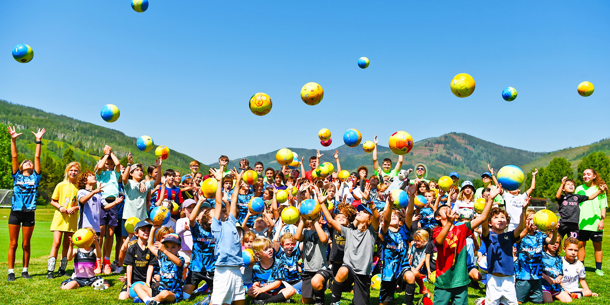 Soccer Camp Fun Large Group Photo Soccer Camp Fun Large Group Photo