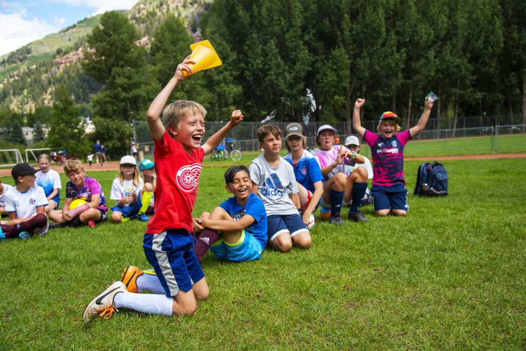 Foundational Skills Camps Group Photo of Happy Children