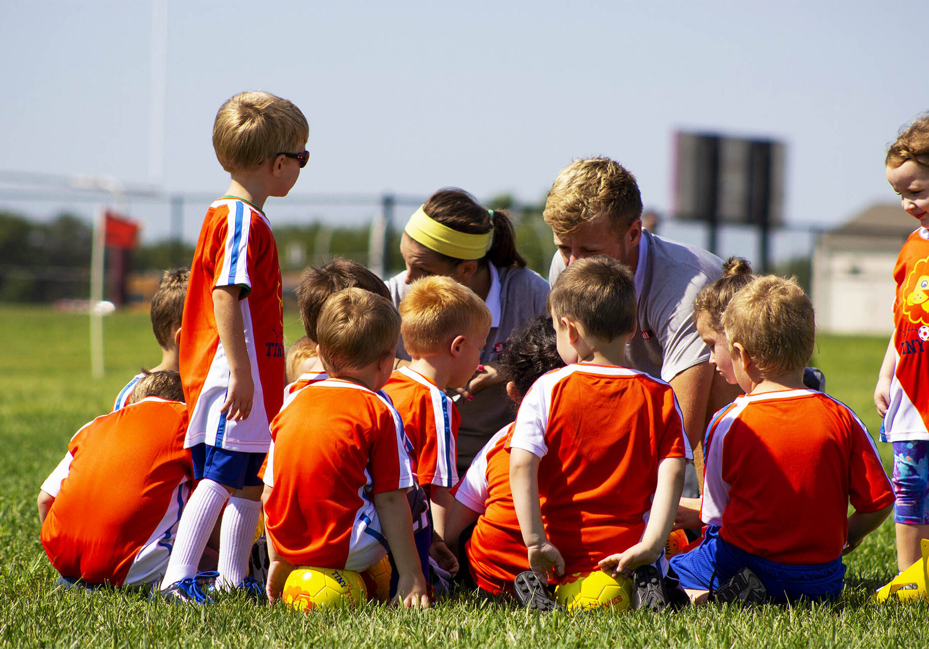 TinyTykes Group Photo of young players with coaches TinyTykes Group Photo of young players with coaches